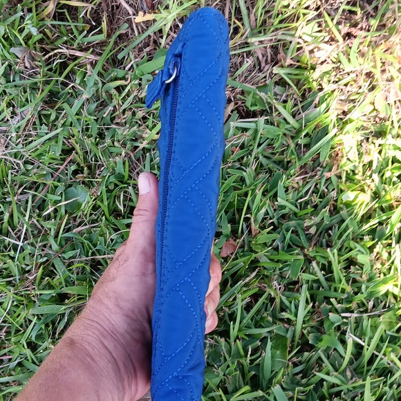 NWOT VERA BRADLEY BLUE LONG WALLET - Picture 8 of 11